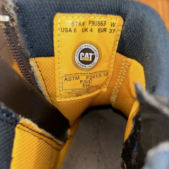 CAT Footwear Women's Jace St Industrial Steel Toe Suede Wool Boots Size 6 - Picture 2 of 5